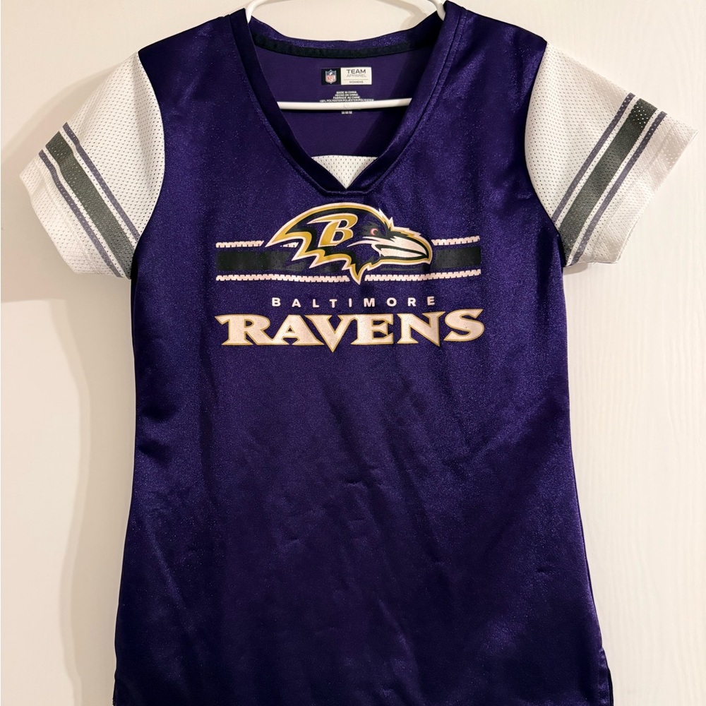 NFL Baltimore Ravens Purple and White Kids Jersey Top
